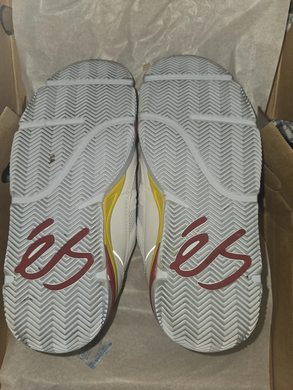 éS Silo shoes White Red Blue Yellow